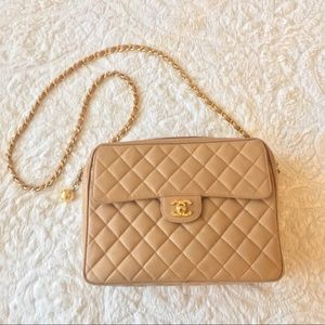 Classic Caviar Leather Chanel Camera Flap Bag